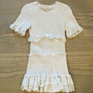 LoveShackFancy White Mini Dress